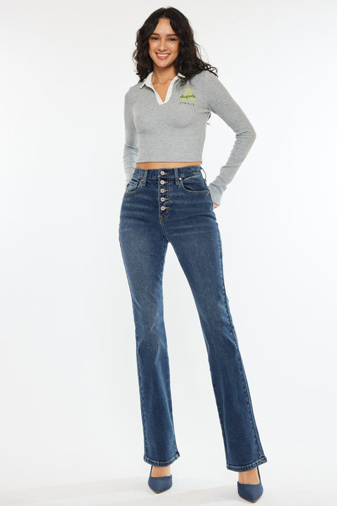 Zina High Rise Vintage Bootcut Jeans