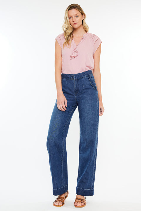 Adore High Rise Wide Leg Jeans - Official Kancan USA