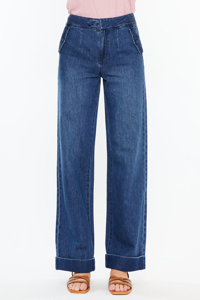 Adore High Rise Wide Leg Jeans - Official Kancan USA