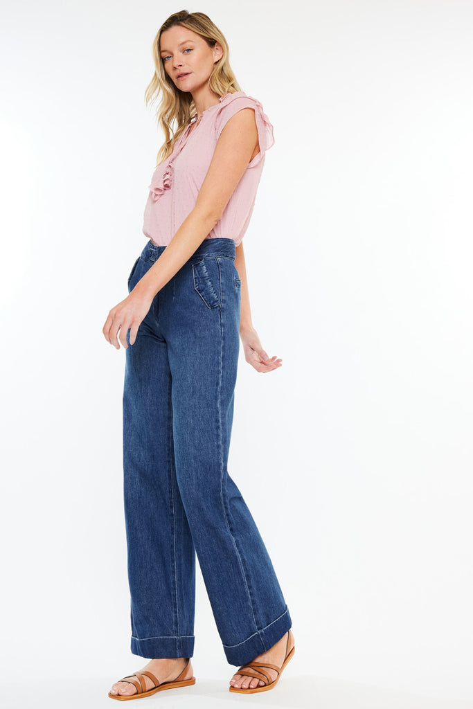 Adore High Rise Wide Leg Jeans - Official Kancan USA