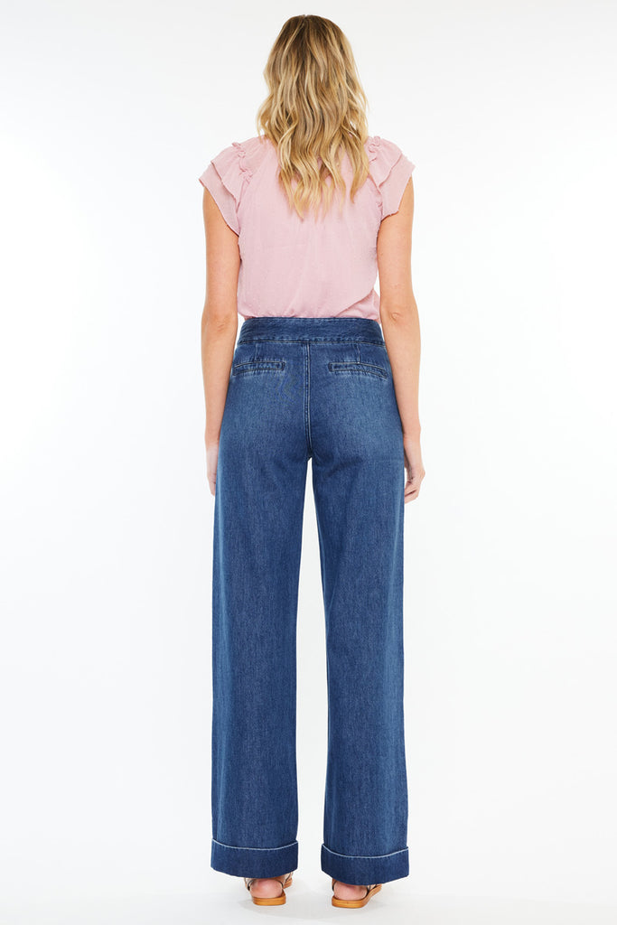 Adore High Rise Wide Leg Jeans - Official Kancan USA