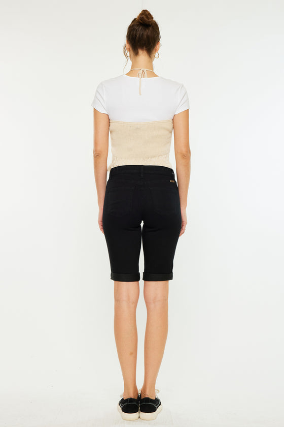 Annette Mid Rise Bermuda Shorts