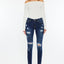 Cora Mid Rise Super Skinny Jeans