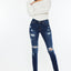 Cora Mid Rise Super Skinny Jeans