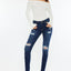 Cora Mid Rise Super Skinny Jeans