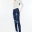 Cora Mid Rise Super Skinny Jeans