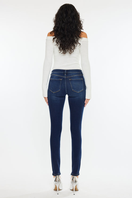 Cora Mid Rise Super Skinny Jeans