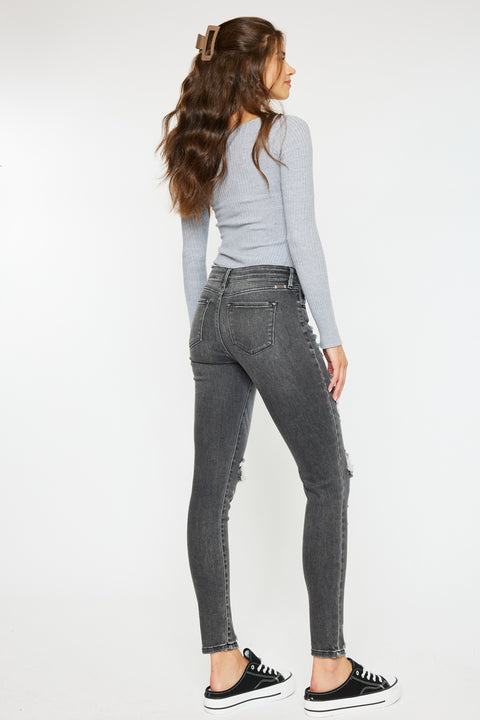 Cora Mid Rise Super Skinny Jeans - Official Kancan USA