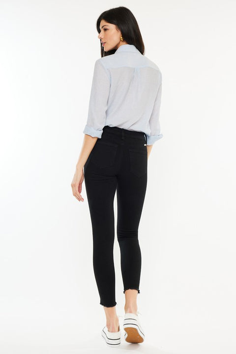 Hazy Mid Rise Ankle Skinny Jeans - Official Kancan USA