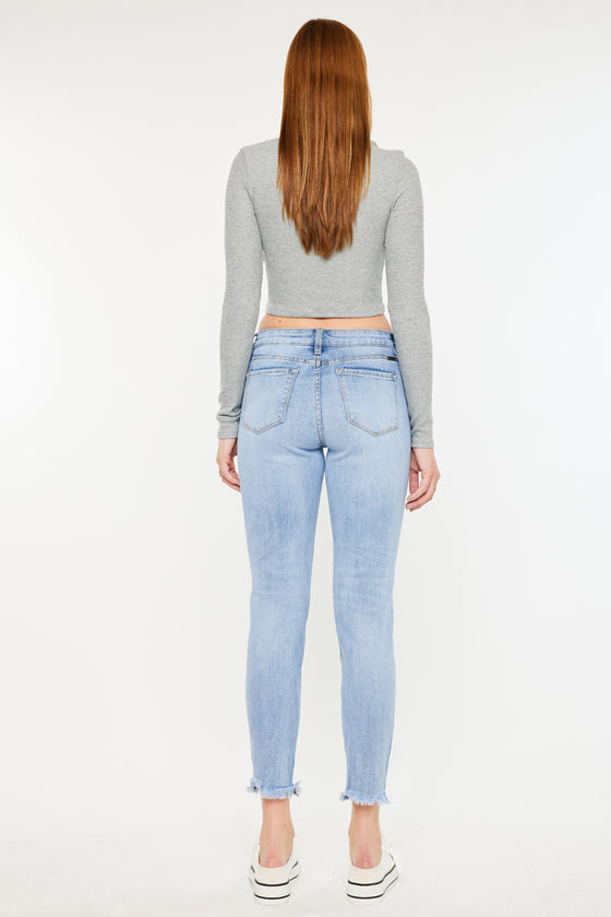 Augustina Mid Rise Ankle Skinny Jeans