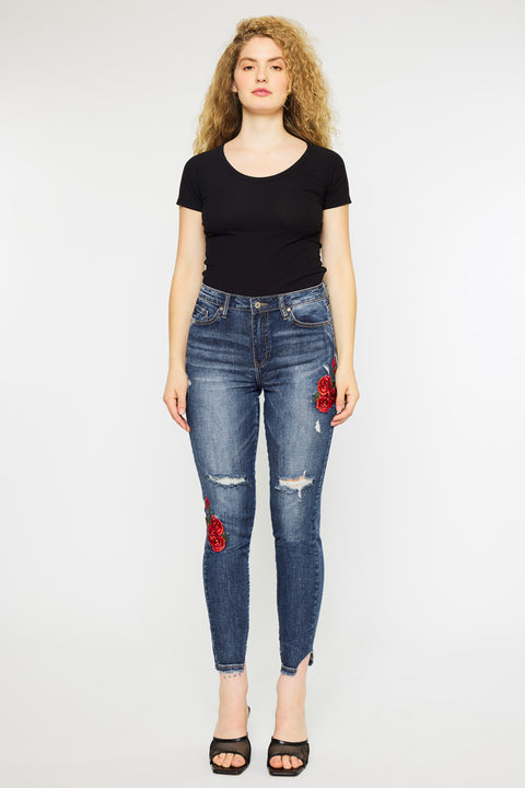 Isla High Rise Ankle Skinny Jeans - Official Kancan USA