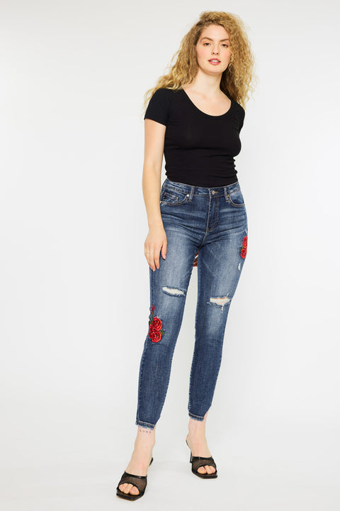 Isla High Rise Ankle Skinny Jeans - Official Kancan USA