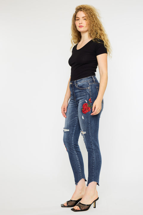 Isla High Rise Ankle Skinny Jeans - Official Kancan USA