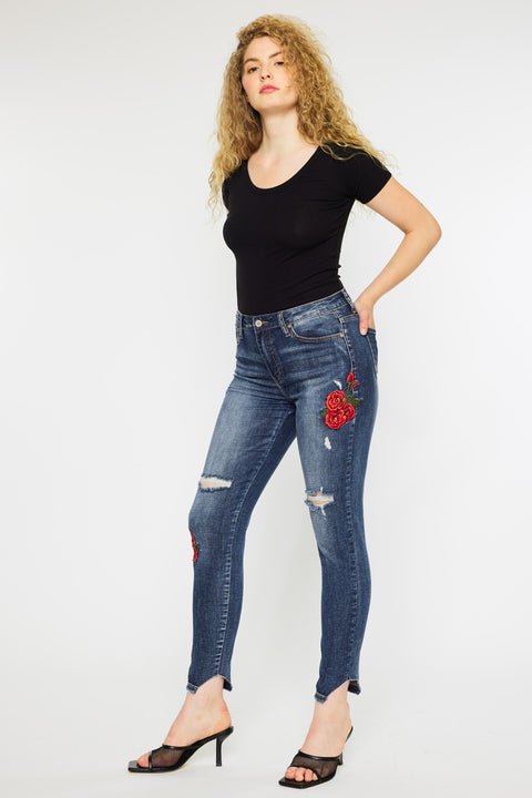 Isla High Rise Ankle Skinny Jeans - Official Kancan USA