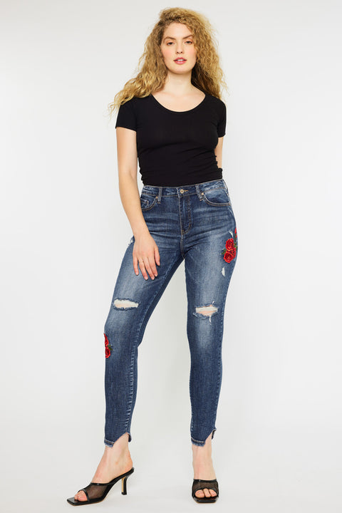 Isla High Rise Ankle Skinny Jeans - Official Kancan USA