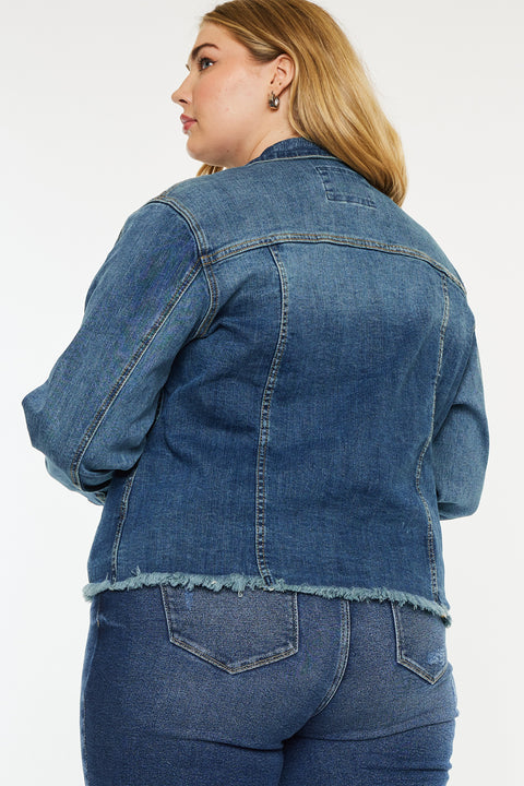 Mona Denim Jacket (Plus Size) - Official Kancan USA