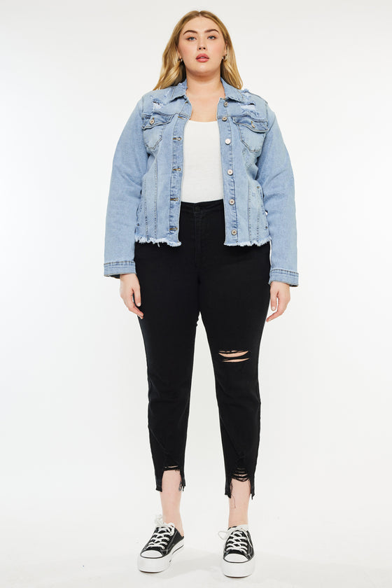 Loren Denim Jacket (Plus Size) - Official Kancan USA