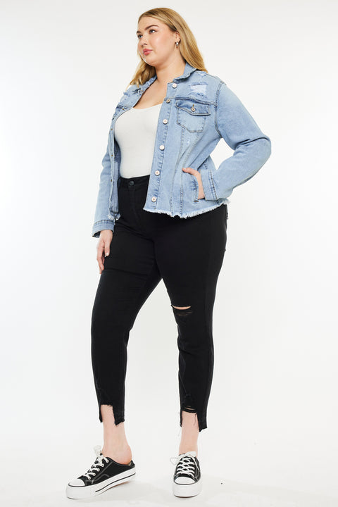 Loren Denim Jacket (Plus Size) - Official Kancan USA