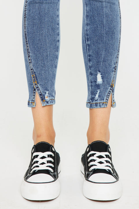 Ellington High Rise Ankle Skinny Jeans - Official Kancan USA