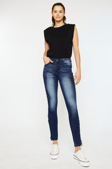  Jackie Mid Rise Ankle Skinny Jeans - Official Kancan USA