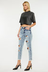 Collie High Rise Mom Jeans