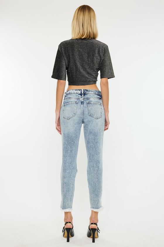 Collie High Rise Mom Jeans