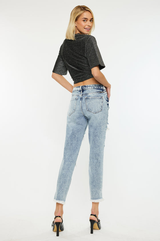 Collie High Rise Mom Jeans