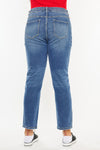 Rosemary High Rise Straight Jeans (Plus Size) - Official Kancan USA