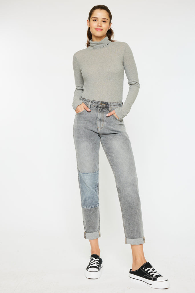 Frankie High Rise Mom Jeans - Official Kancan USA