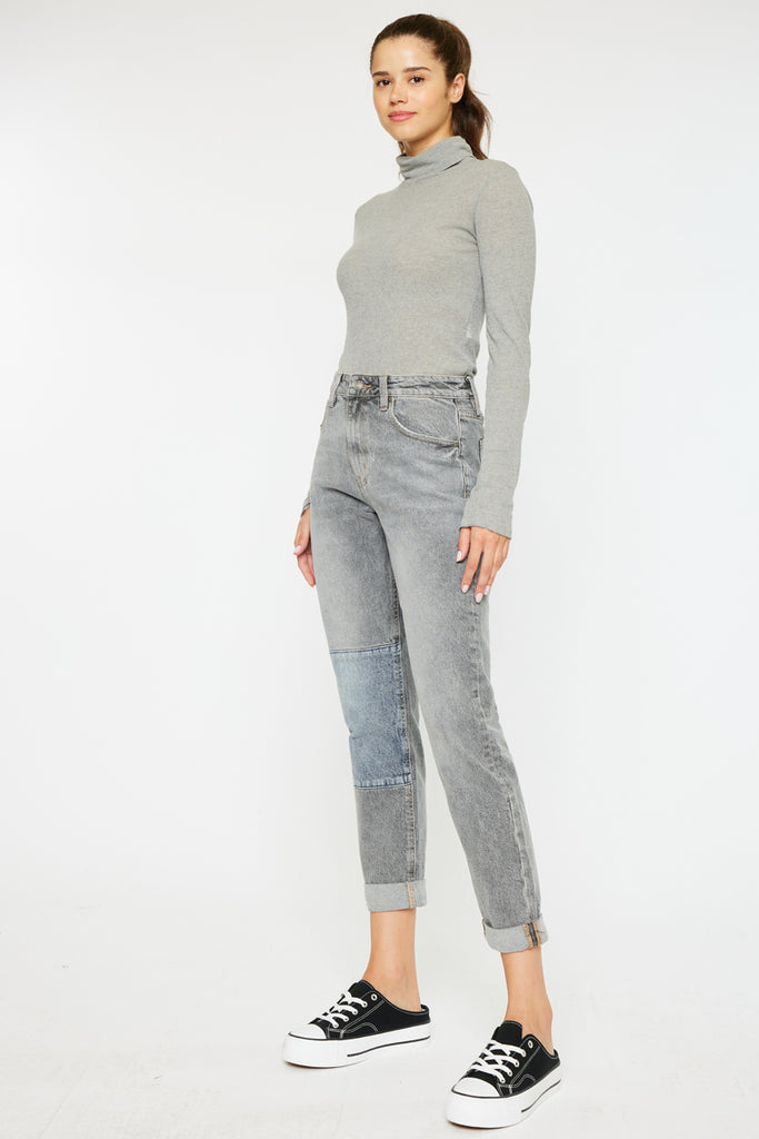 Frankie High Rise Mom Jeans - Official Kancan USA