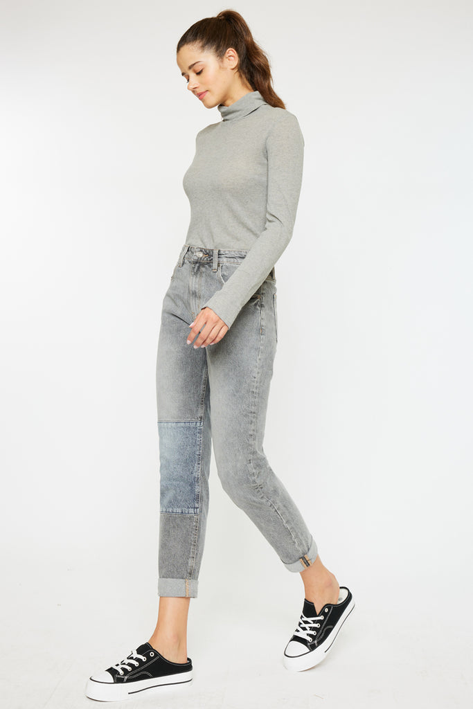 Frankie High Rise Mom Jeans - Official Kancan USA