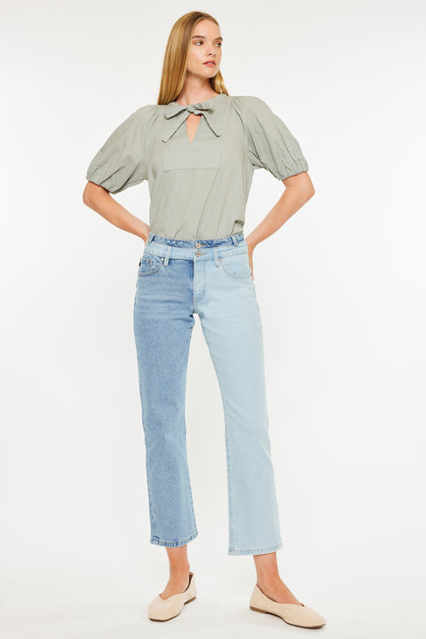 Pearl High Rise Straight Leg  Jeans