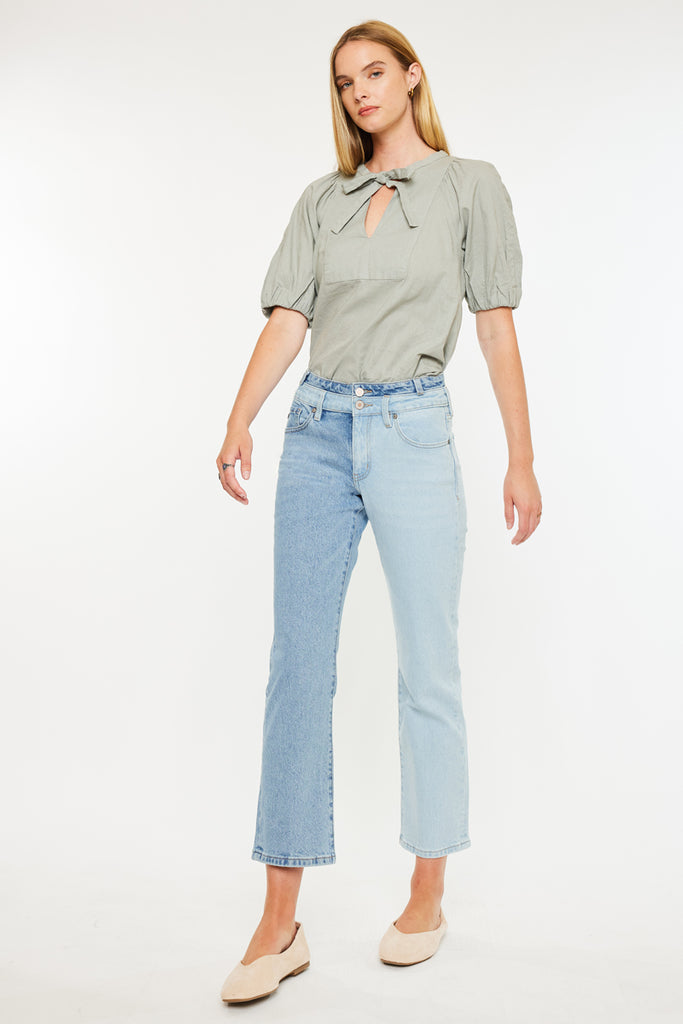 Pearl High Rise Straight Leg  Jeans