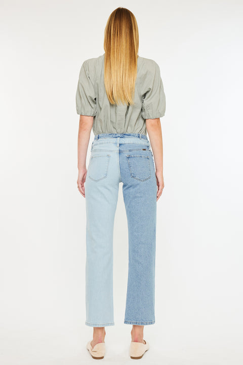 Pearl High Rise Straight Leg  Jeans