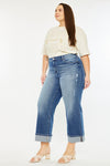 Conie High Rise Wide Leg Jeans (Plus Size)