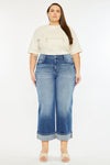 Conie High Rise Wide Leg Jeans (Plus Size)