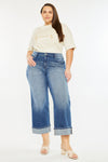 Conie High Rise Wide Leg Jeans (Plus Size)