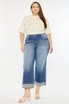 Conie High Rise Wide Leg Jeans (Plus Size)