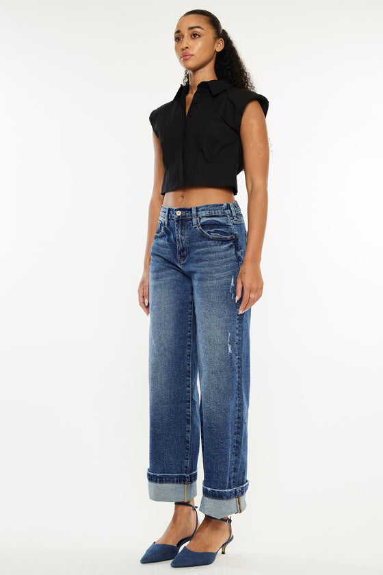 Sally High Rise Wide Leg Jeans