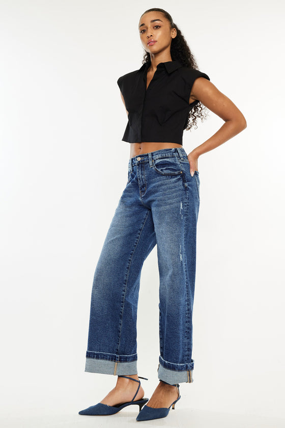 Sally High Rise Wide Leg Jeans