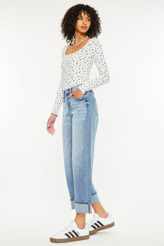 Sally High Rise Wide Leg Jeans