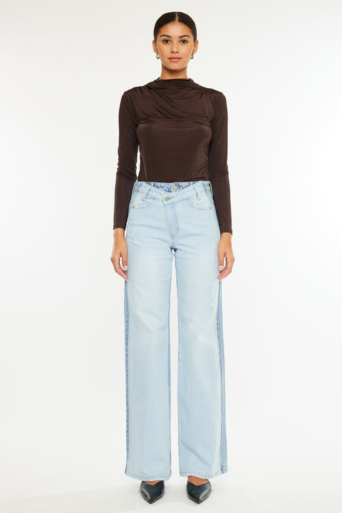 Clara High Rise Wide Leg Jeans