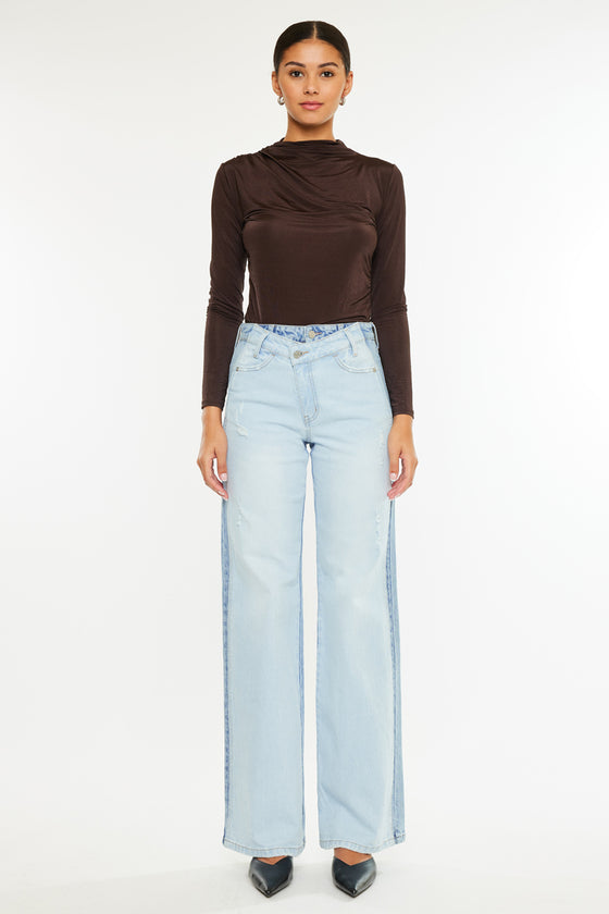 Clara High Rise Wide Leg Jeans