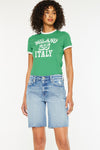 Talia Mid Rise Bermuda Shorts