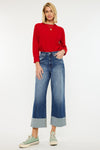 Lynn 90's Cropped Wide Leg Jeans