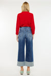 Lynn 90's Cropped Wide Leg Jeans