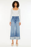 Irna 90's Cropped Wide Leg Jeans