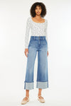 Irna 90's Cropped Wide Leg Jeans