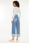 Irna 90's Cropped Wide Leg Jeans