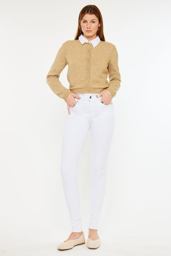 Alabaster High Rise Super Skinny Jeans